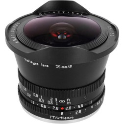 Обʼєктив TTArtisan 7.5mm f/2 Fisheye X для Fujifilm