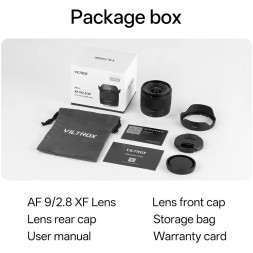 Обʼєктив Viltrox AF 9mm f/2.8 FX Air для Fujifilm (Black)